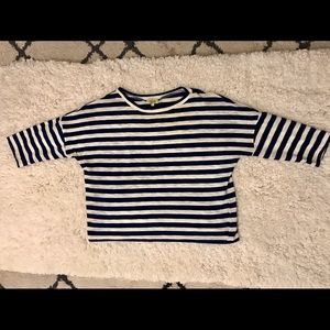 Navy and white striped sweater!